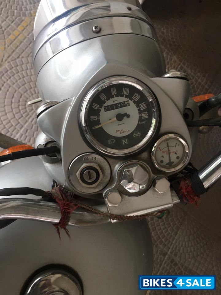 Silver Royal Enfield Classic 350