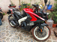 Red White Black Bajaj Pulsar RS 200 BS6