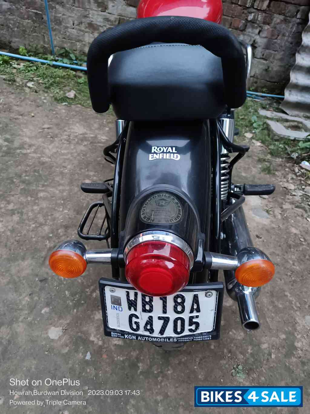Reddish Red Royal Enfield Classic 350 Redditch Red