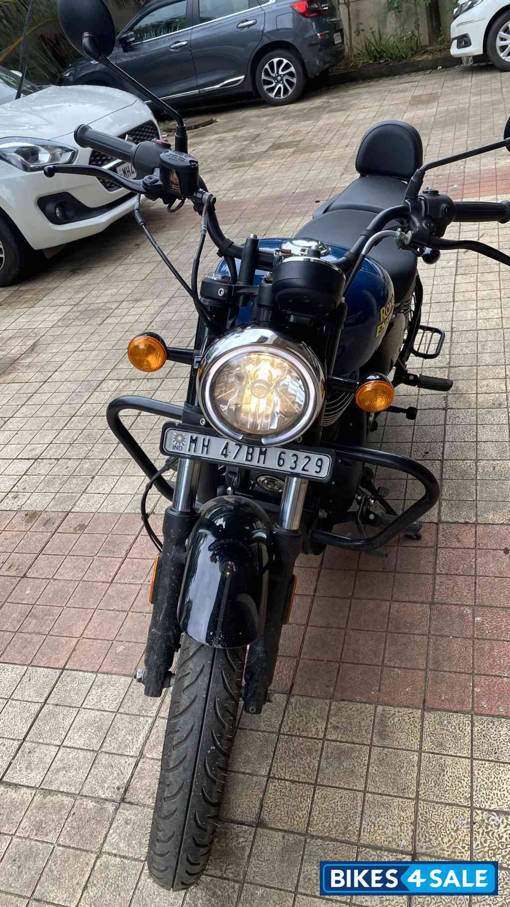Blue Royal Enfield Meteor 350 Fireball