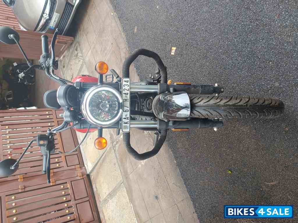 Red Royal Enfield Meteor 350 Fireball