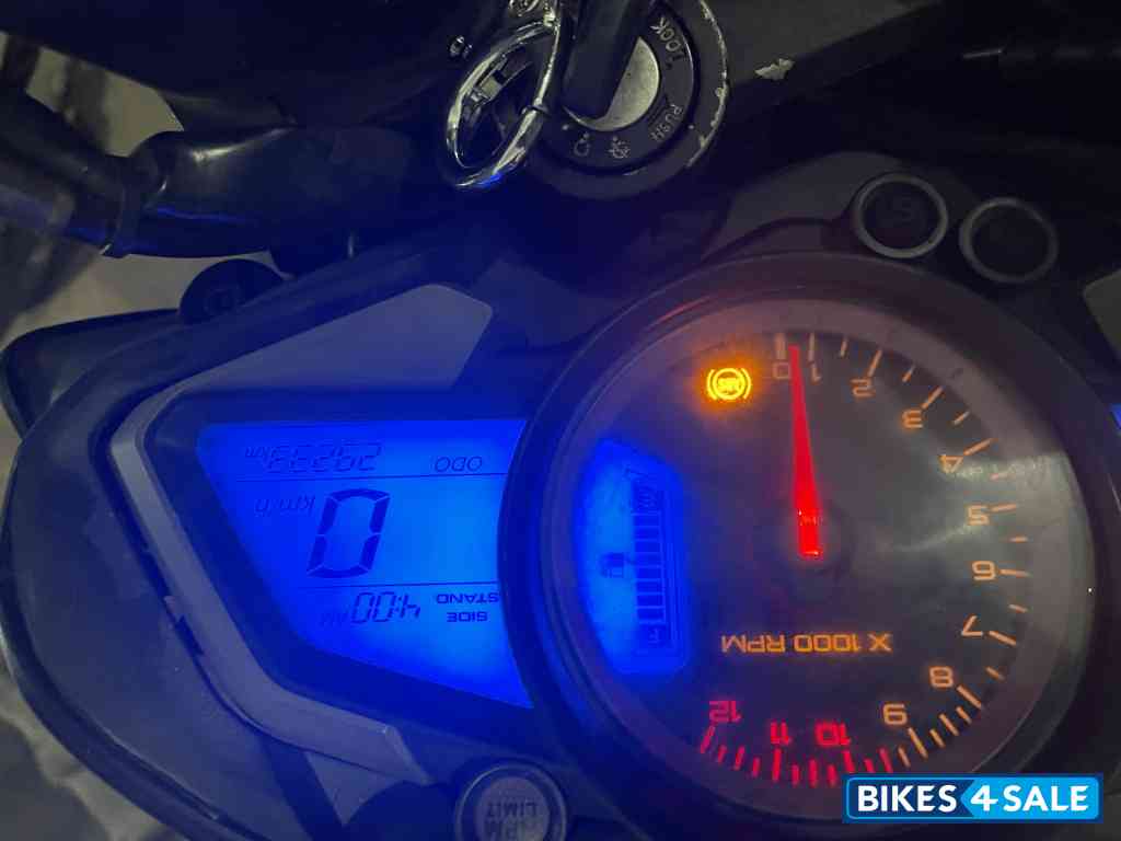 Black And Grey Bajaj Pulsar 200 NS ABS