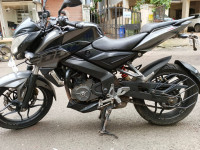 Black And Grey Bajaj Pulsar 200 NS ABS