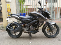 Black And Grey Bajaj Pulsar 200 NS ABS