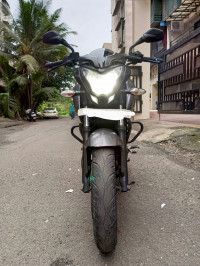 Black And Grey Bajaj Pulsar 200 NS ABS