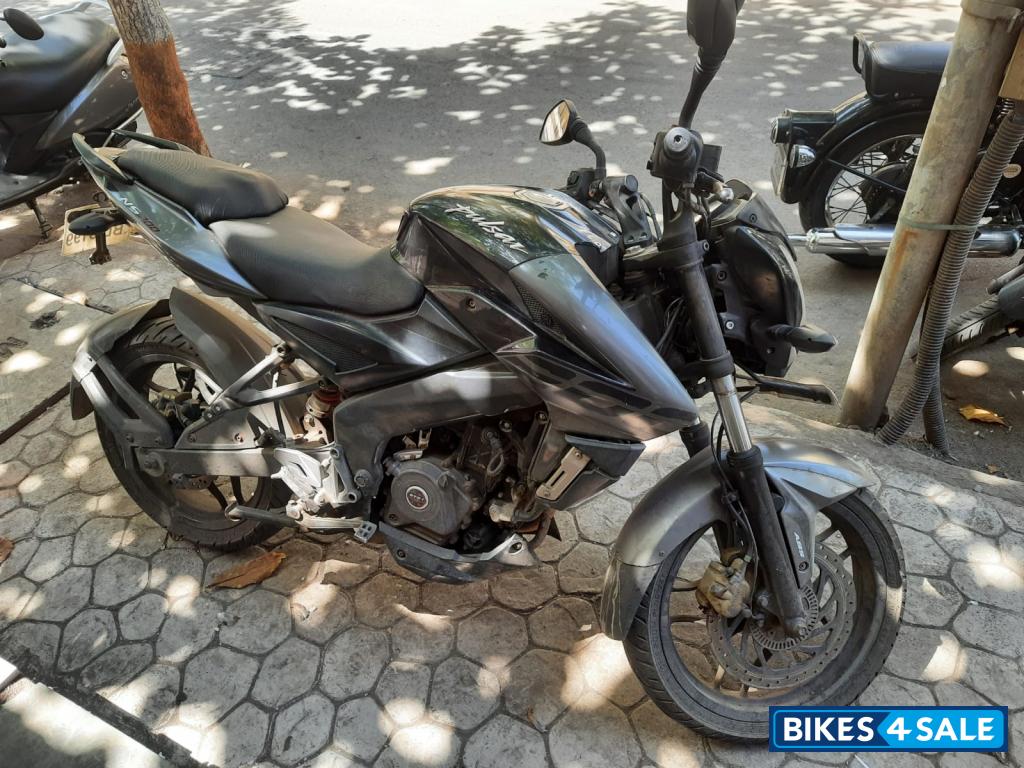 Black And Grey Bajaj Pulsar 200 NS ABS