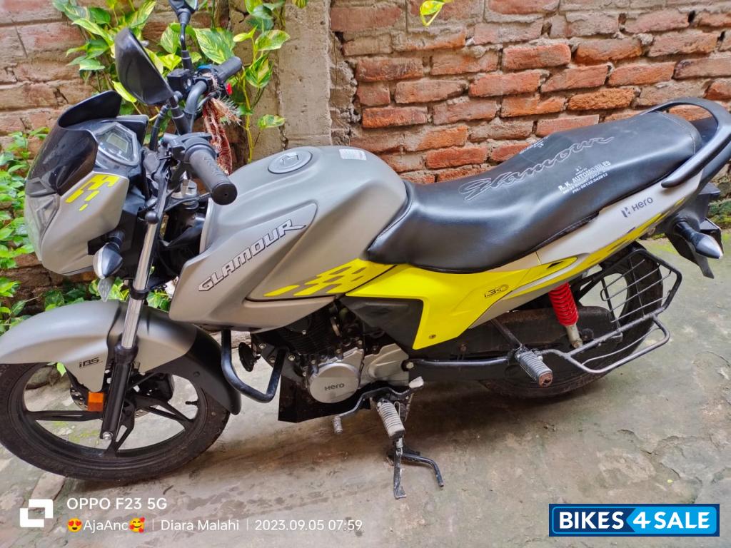 Matt Vernier Grey Hero Glamour 125 Disc