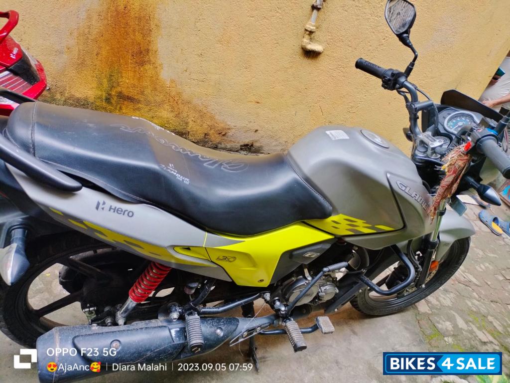 Matt Vernier Grey Hero Glamour 125 Disc