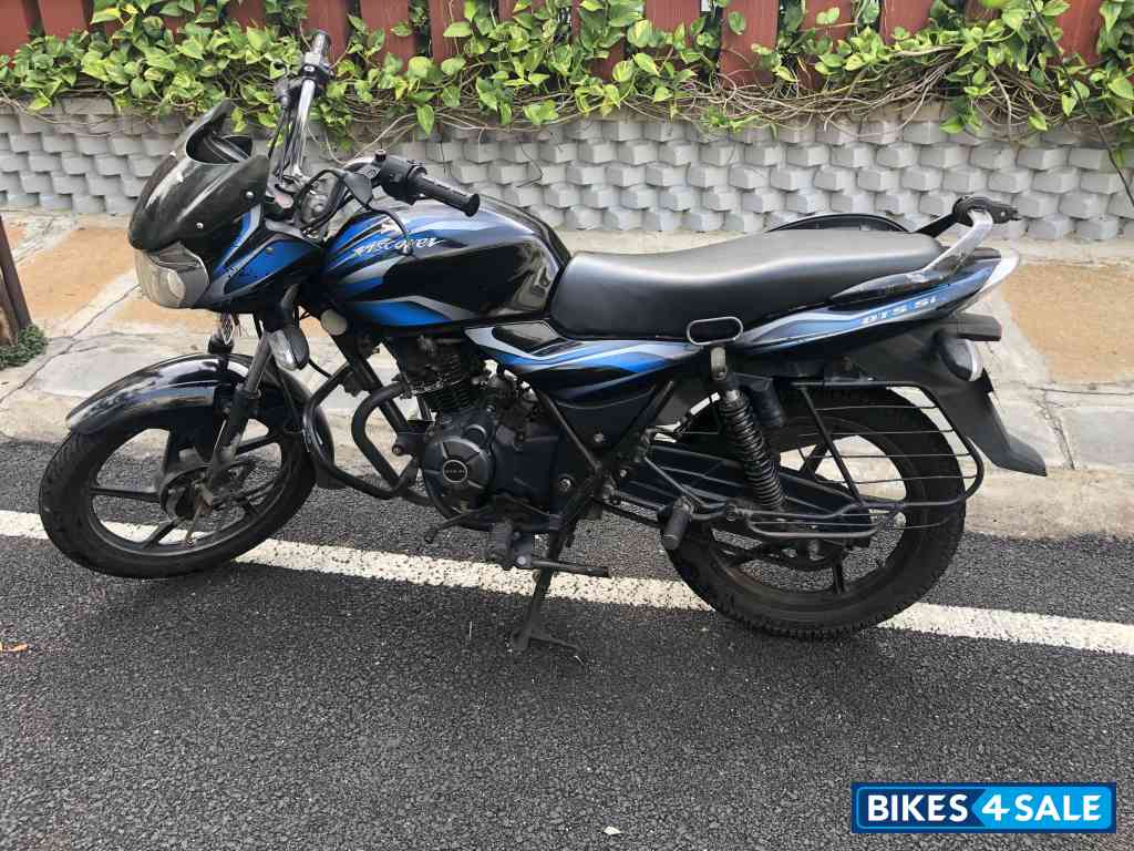Black And Blue Bajaj Discover 100