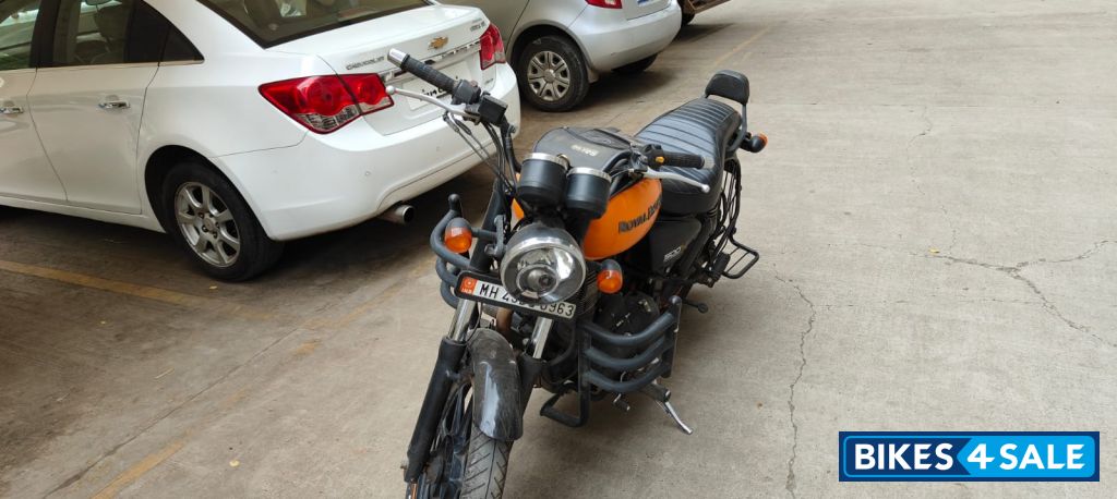 Orange Royal Enfield Thunderbird X 500