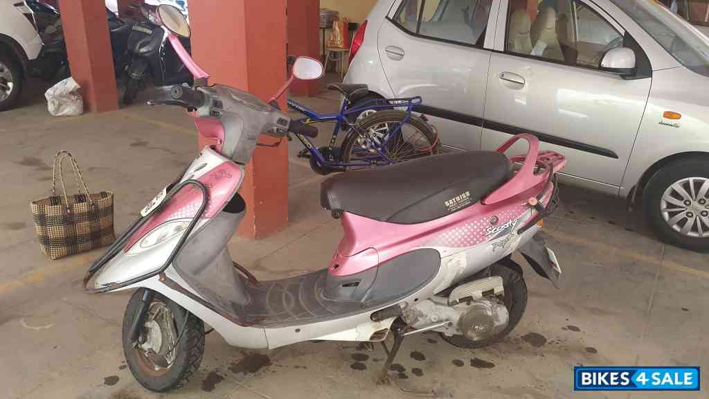 Pink TVS Scooty Pep Plus