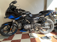 Black & Blue Bajaj Pulsar 220F BS6