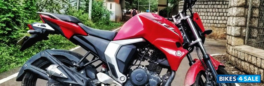 Red Yamaha FZ-S