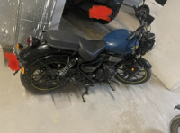 Blue Royal Enfield Meteor 350 Fireball