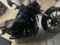 Blue Royal Enfield Meteor 350 Fireball