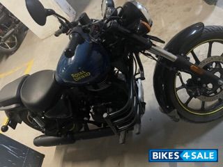 Blue Royal Enfield Meteor 350 Fireball