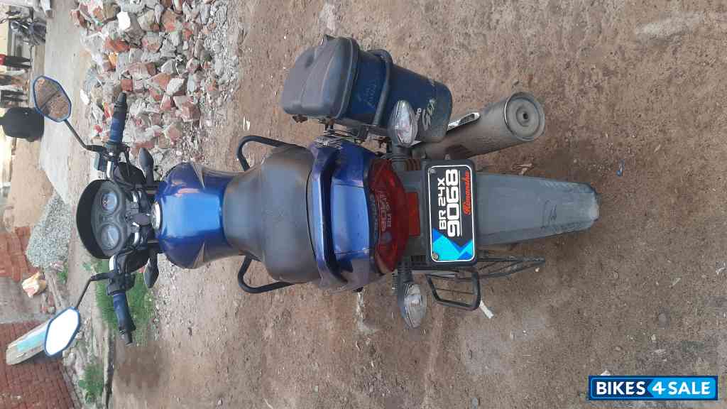 Blue Honda Shine 125 Disc