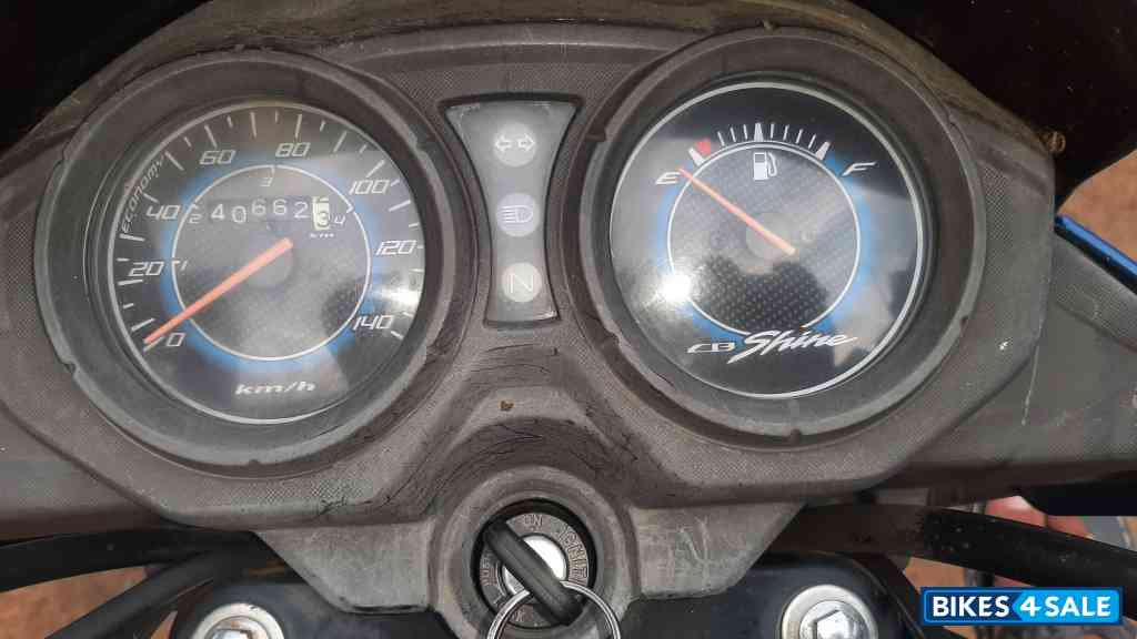 Blue Honda Shine 125 Disc