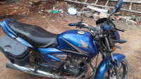Blue Honda Shine 125 Disc