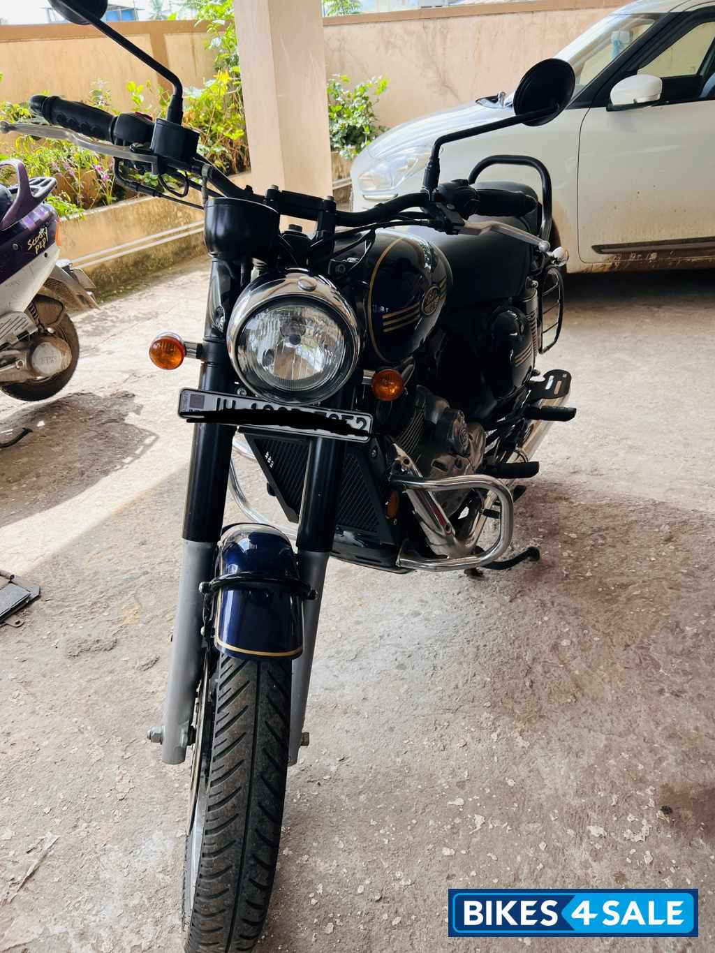 Nebula Blue Jawa forty two BS6