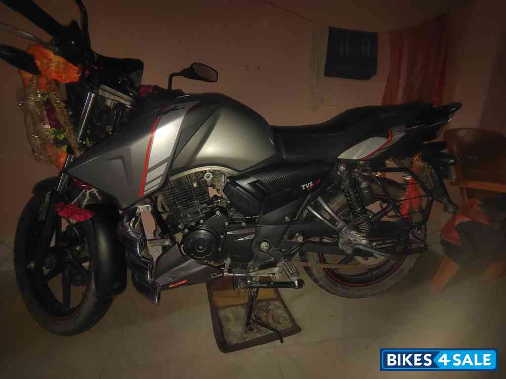 Gray TVS Apache RTR 160