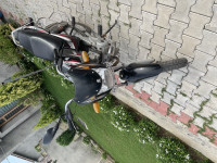 Gloss Flame Black With Bright Bajaj CT 100