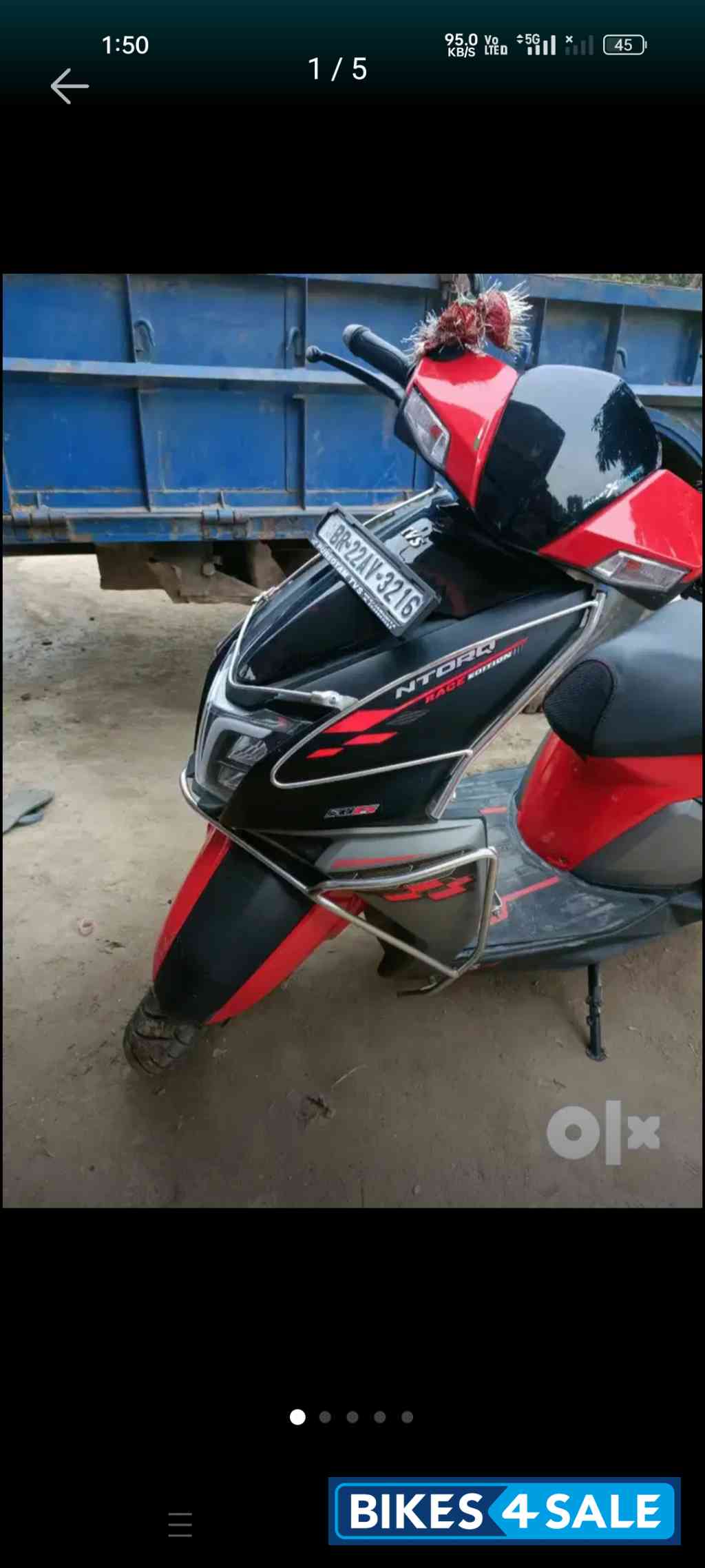 TVS NTORQ 125 Race Edition BS6