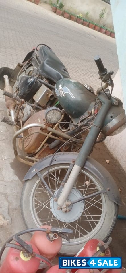 Green And Black Royal Enfield Bullet Diesel Taurus