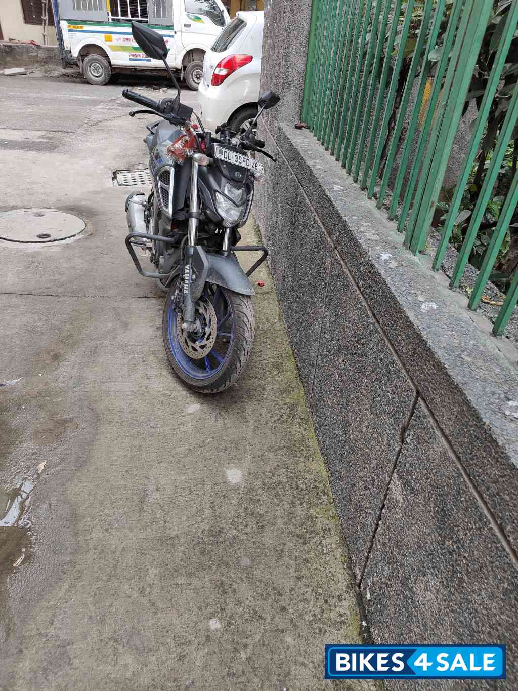 Grey Yamaha FZ-S FI V3 BS6