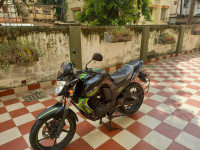Black Green Yamaha FZ-S