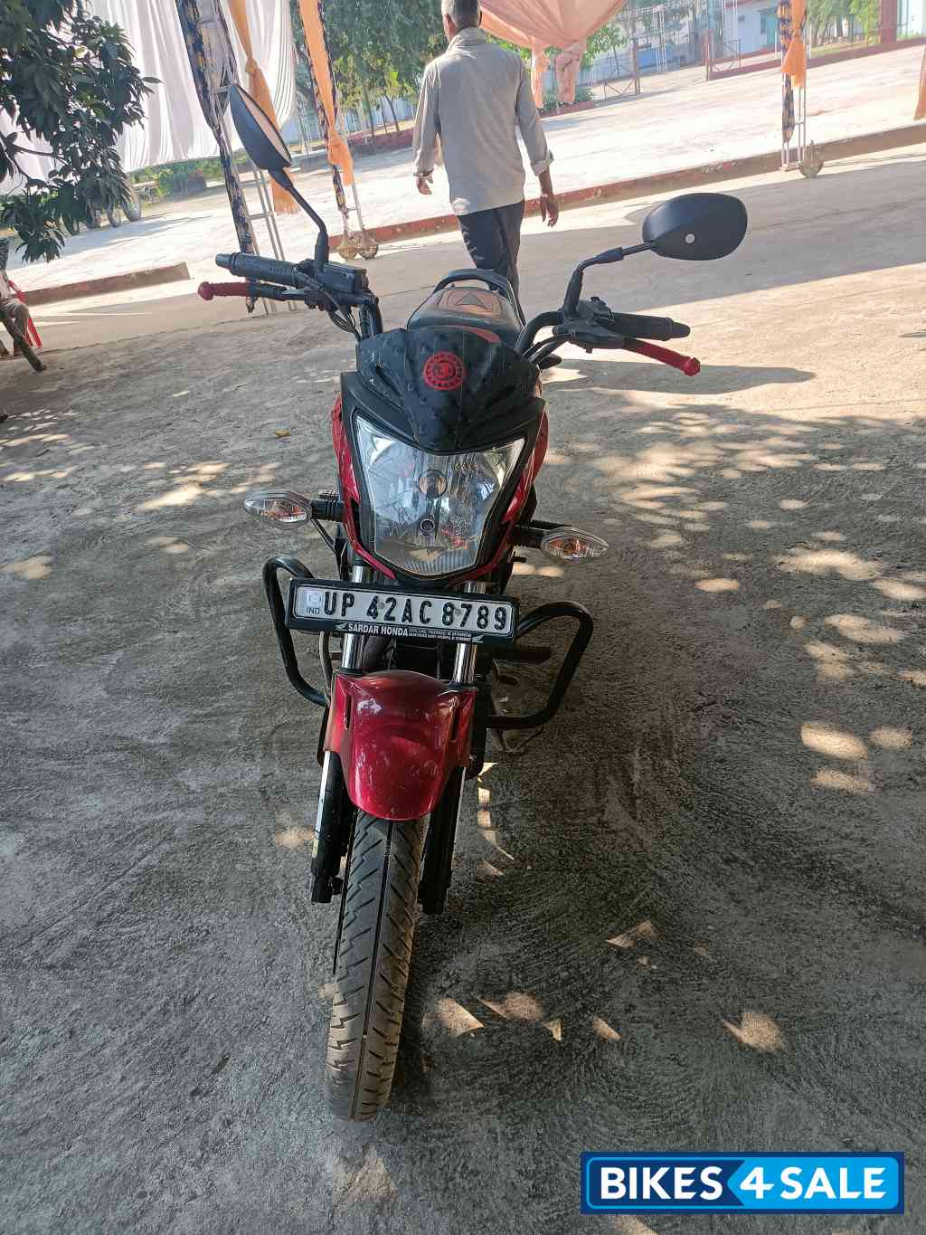 Red Honda CB Trigger