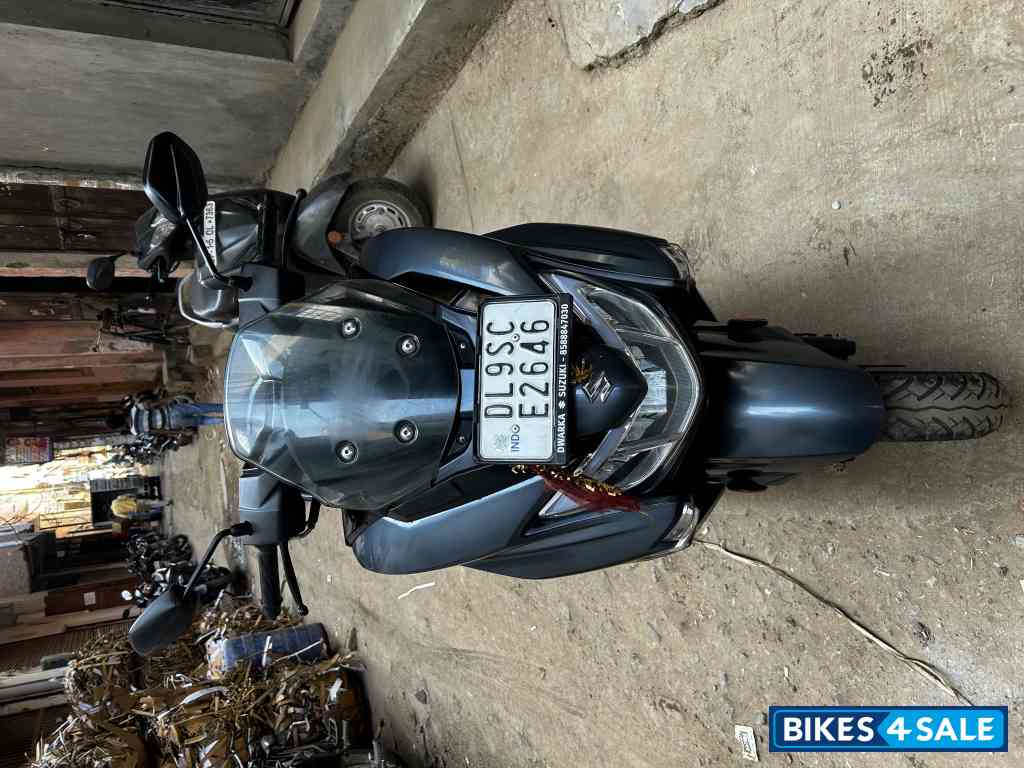 Blue Metallic Suzuki Burgman Street BS6