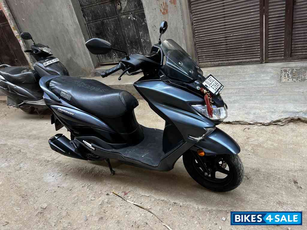 Blue Metallic Suzuki Burgman Street BS6