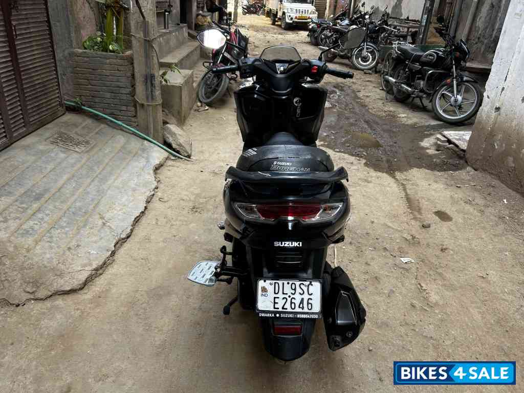 Blue Metallic Suzuki Burgman Street BS6