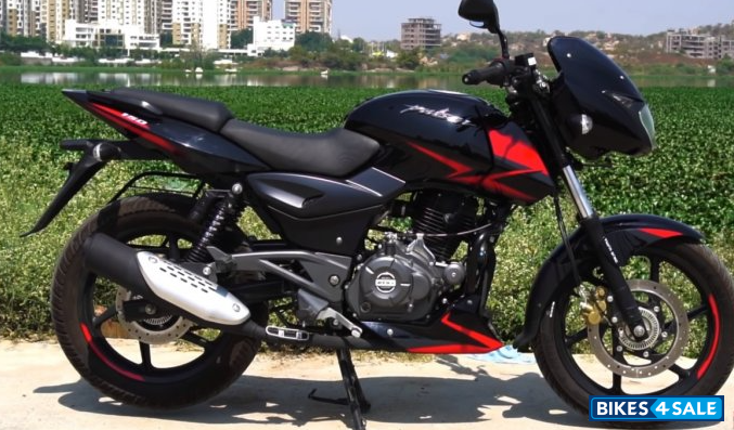 Red & Black Bajaj Pulsar 150 Twin Disc
