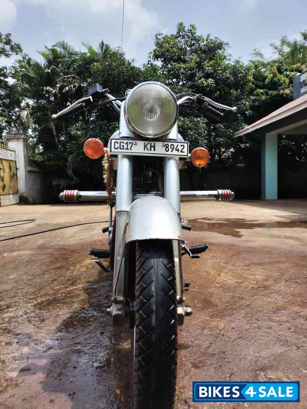 Silver Royal Enfield Classic 350