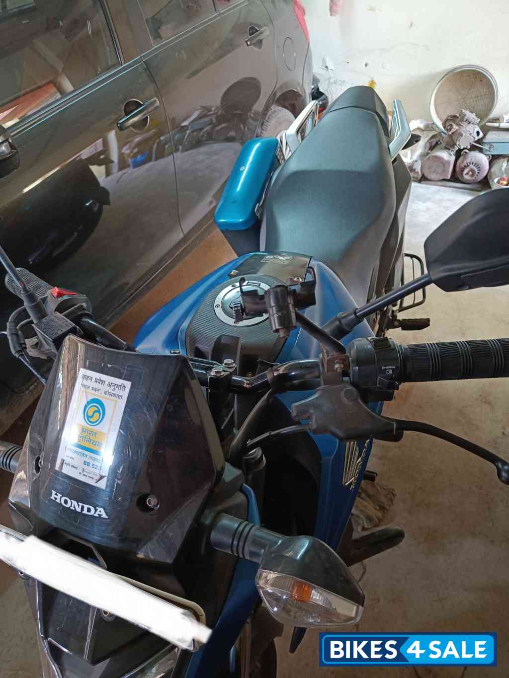 Blue Honda XBlade BS6