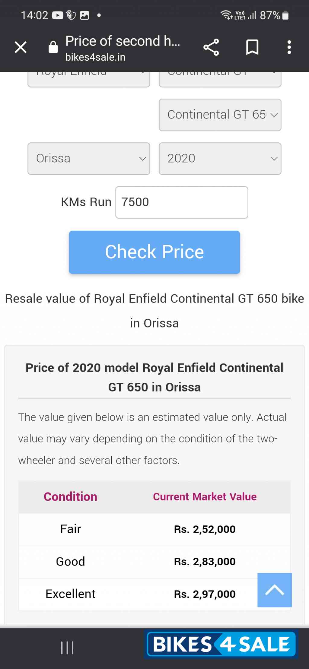 Chrome Royal Enfield Continental GT 650 Twin