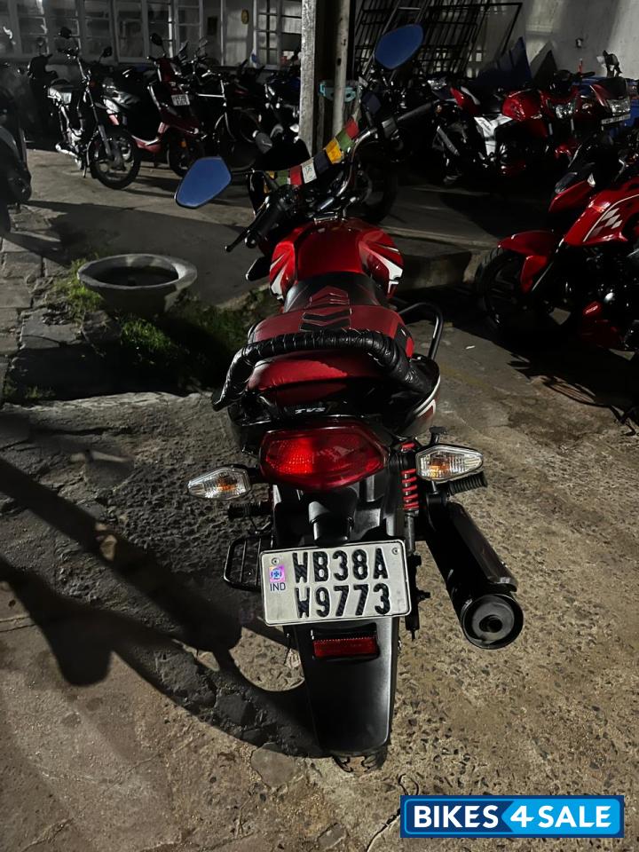 Red And Black TVS Star City Plus BS VI