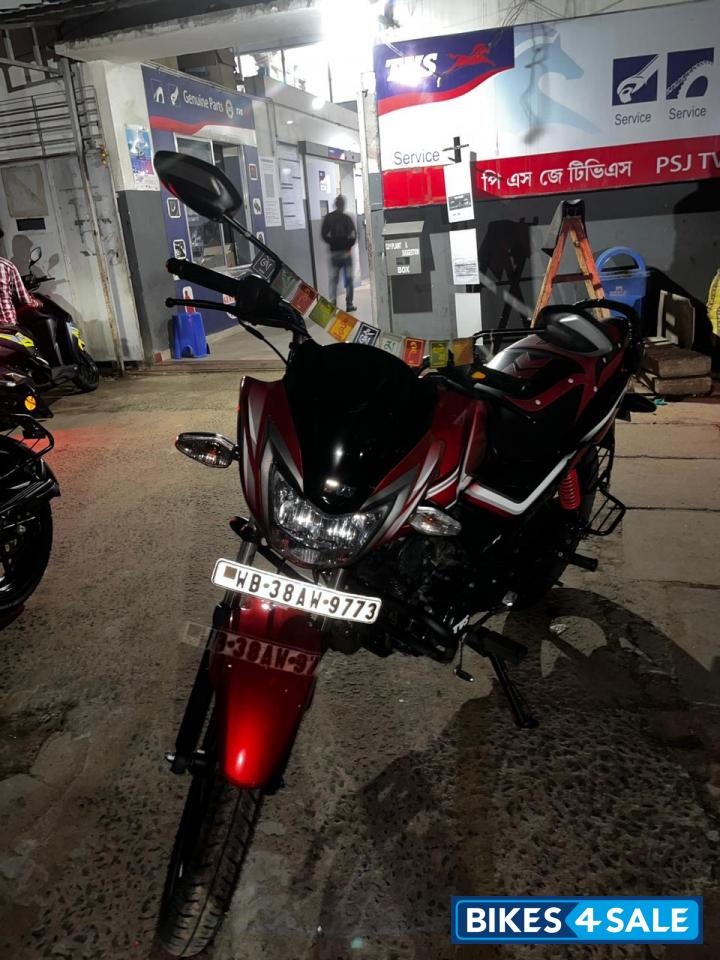 Red And Black TVS Star City Plus BS VI