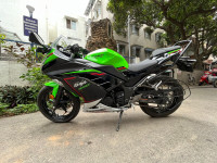 Lime Green Kawasaki Ninja 300 BS6 2023
