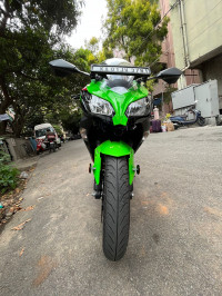Lime Green Kawasaki Ninja 300 BS6 2023