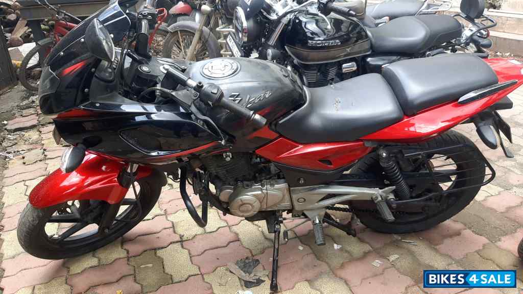 Red And Black Bajaj Pulsar 220F