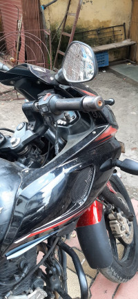 Red And Black Bajaj Pulsar 220F