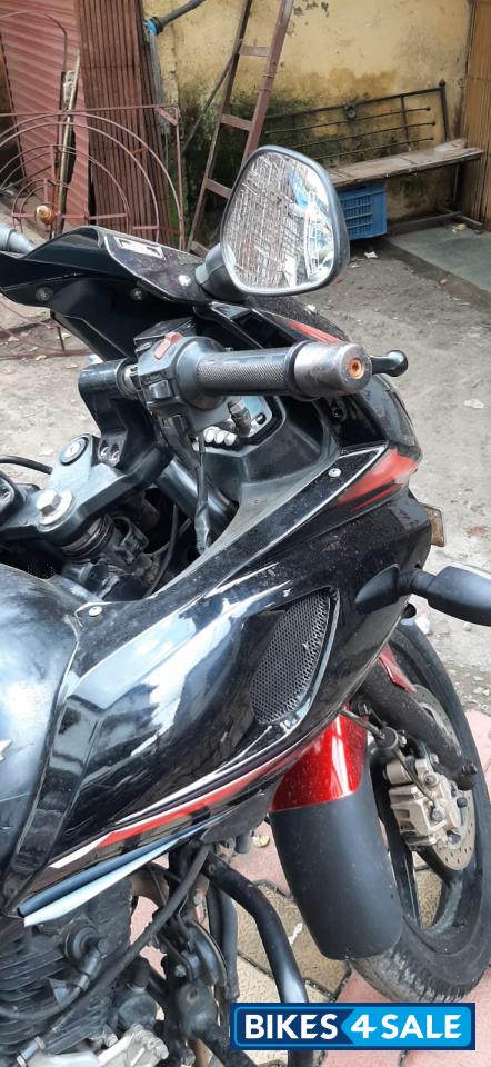 Red And Black Bajaj Pulsar 220F