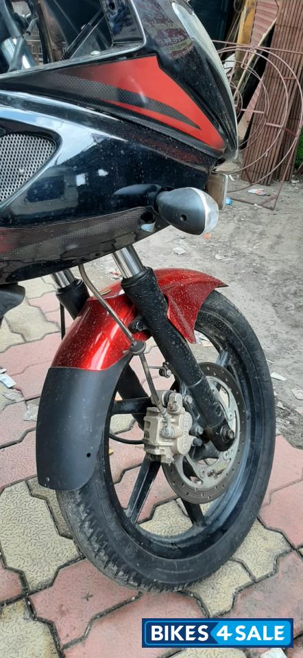 Red And Black Bajaj Pulsar 220F