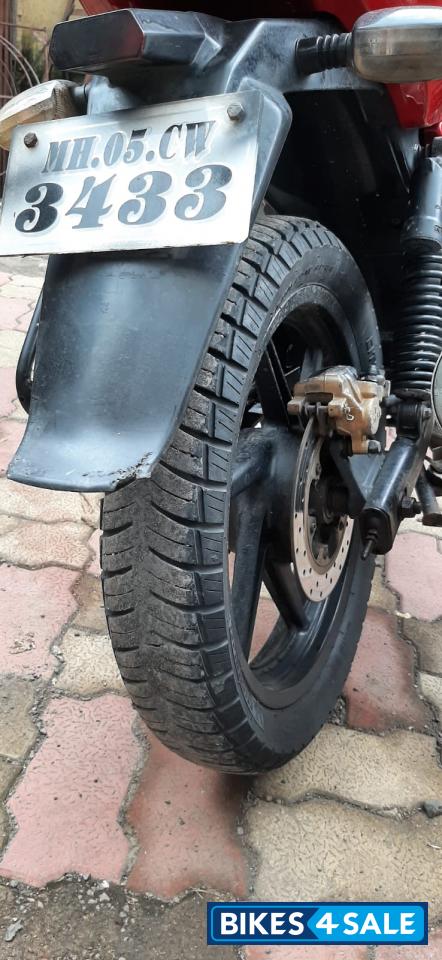 Red And Black Bajaj Pulsar 220F