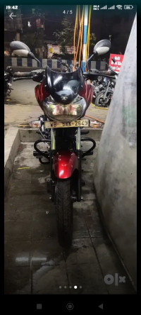 Red And Black Bajaj Discover 150 S