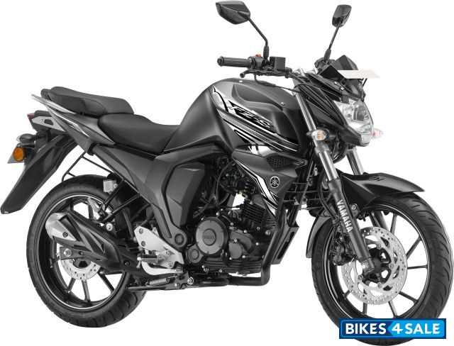 Black Yamaha FZ FI V2