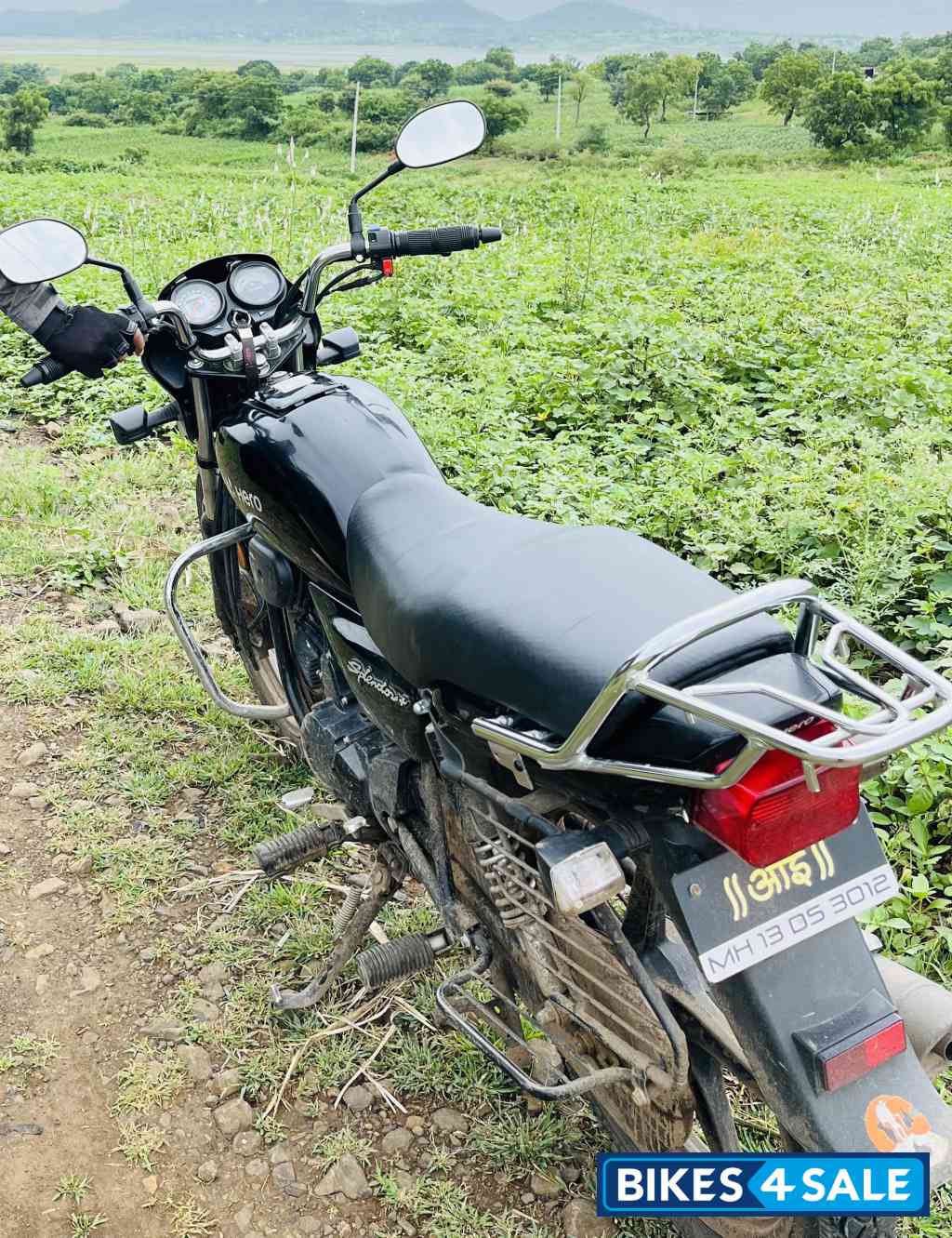 Black Saloon Hero Splendor Plus BS6